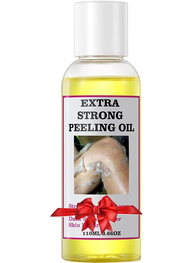 Extra Strong Peeling Oil Extra Strength for Dark Skin - Exfoliating Solution for Body, All Skin Types - 110ML/3.66 OZ - Image 1